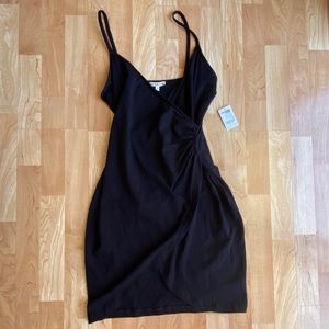 Charlotte Russe little black wrap style dress